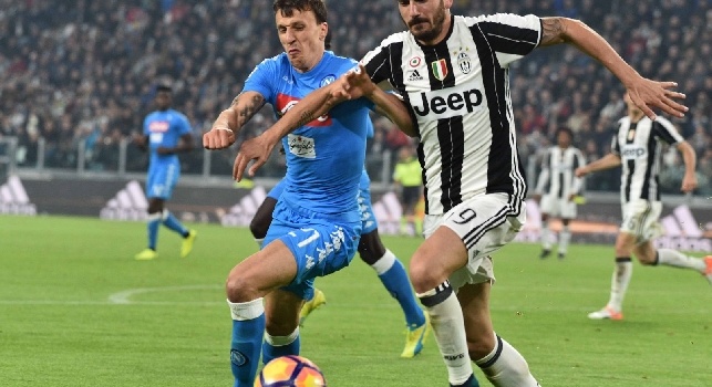 FOTO CLASSIFICA - Il Napoli perde contro la Juve e scivola lontano dai bianconeri