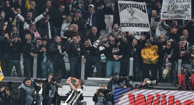 Soliti cori beceri degli Juventini allo Stadium, preso di mira Pepe Reina