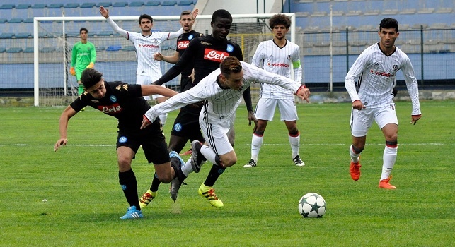 Youth League, Besiktas-Napoli 0-1 (12' rig. Negro): finita! Impresa per i ragazzi di Saurini. Parapiglia a fine match
