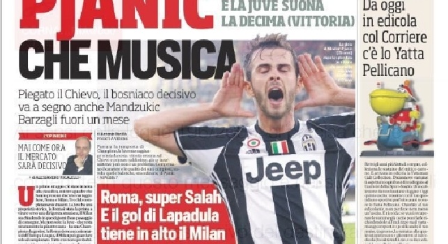 FOTO - La prima pagina del 'Corriere dello Sport': Icardi e Pioli, alè!