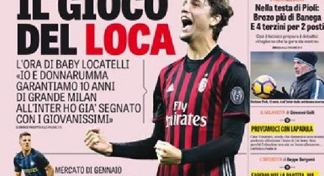 FOTO - La prima pagina de La Gazzetta dello Sport: Il progetto di Infantino: mondiale a 48 e a 32 per club