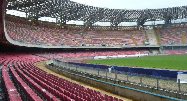 San Paolo, tutto rinviato per il rifacimento dei sediolini