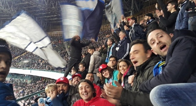 FOTO E VIDEO - Napoli-Sassuolo, un intero reparto di oncologia pediatrica ospite degli ultras in Curva B