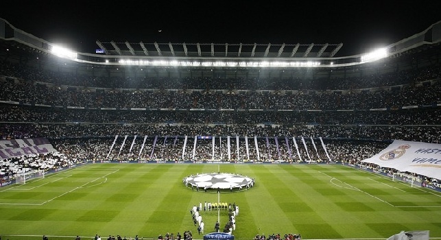 Biglietti Real Madrid-Napoli, svelato il numero di posti ed i prezzi al Santiago Bernabeu!