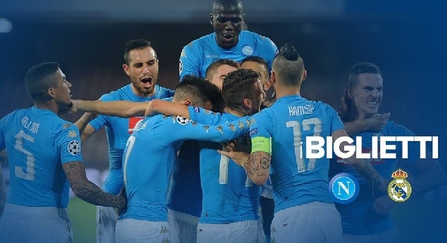 UFFICIALE - Napoli-Real Madrid, record di incasso! Superato il precedente col Chelsea, ecco le cifre