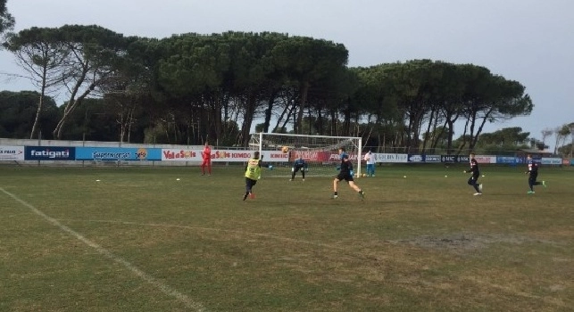 Castelvolturno, seconda seduta nel pomeriggio: Tonelli lavora a parte