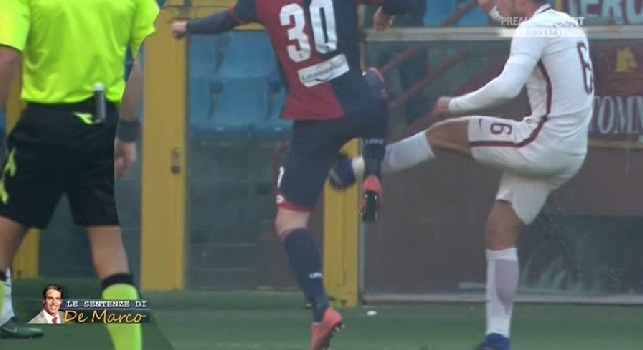 Strootman-Rigoni, è calcio di rigore per il Genoa: negato! (FOTO)
