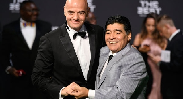 Alle spalle gli scontri con Blatter, Maradona prima ambasciatore Fifa e poi in partenza per Madrid: sarà al fianco di De Laurentiis