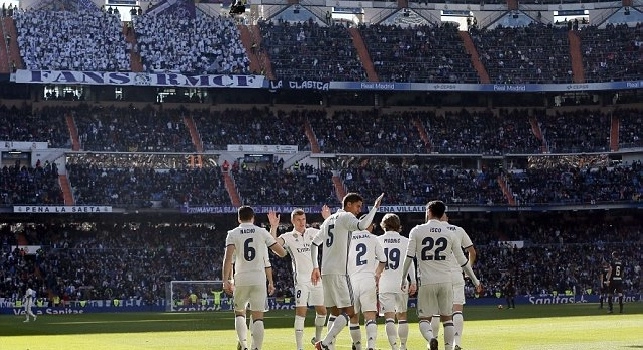 L'Uefa Champions League: Buon auspicio per il Napoli? 3 sconfitte contro le italiane nelle ultime 6 al Bernabeu [FOTO]