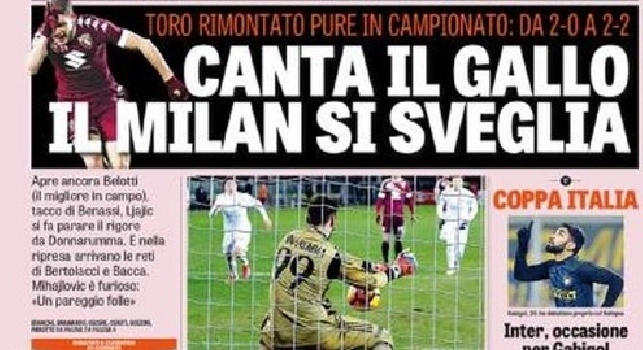 Gazzetta dello Sport in prima pagina: Maradona mattatore! (FOTO)