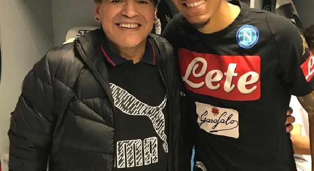 Allan con Maradona: Un onore incontrare la leggenda del calcio mondiale (FOTO)