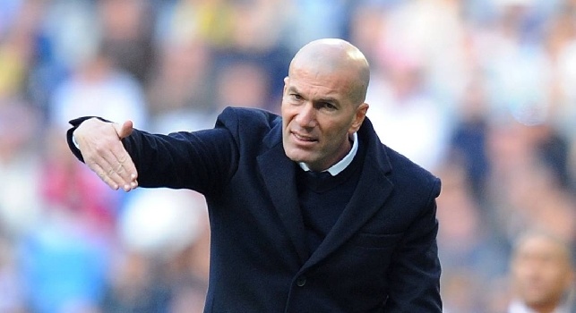 Real, Zidane: L'eliminazione dalla coppa? Ora abbiamo più tempo per preparare la sfida con il Napoli