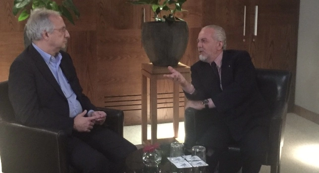 De Laurentiis annuncia: Bella conversazione con Walter Veltroni, ecco dove potrete vederla [FOTO]