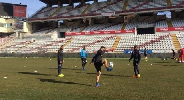 Tweet SSC Napoli: Allenamento a Madrid (FOTO)