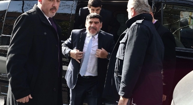 Maradona lascia l'hotel alle 19.27, direzione Bernabeu! [VIDEO]