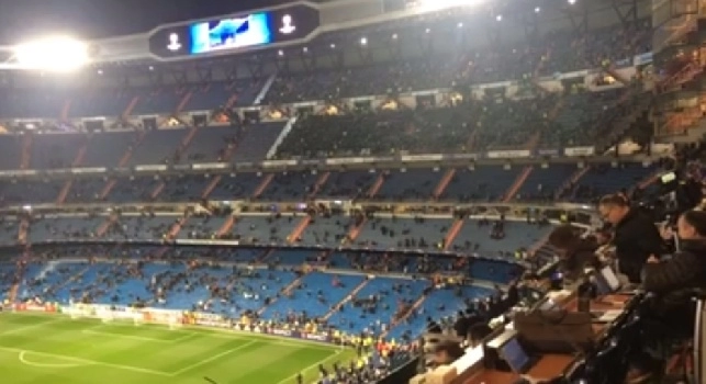 Reina in campo al Bernabeu, tifosi impazziti [VIDEO]