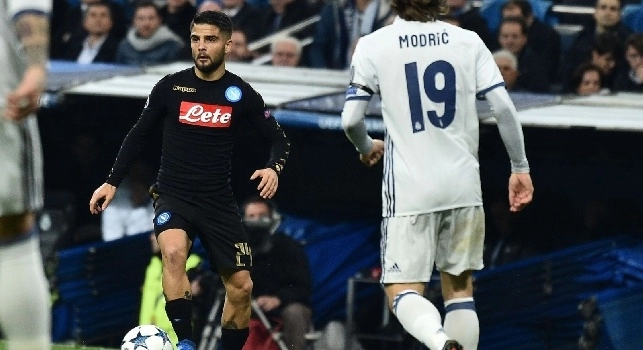 Real Madrid-Napoli, dall'esultanza di Insigne alla doccia fredda di Benzema: gli scatti del primo tempo [FOTOGALLERY CN24]