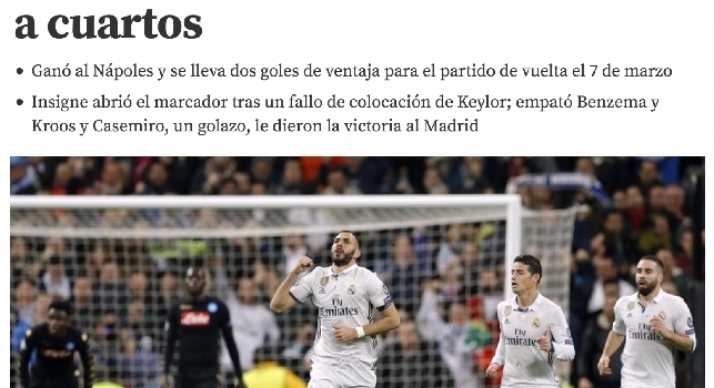 Dalla Spagna: Il Real Madrid dà il primo passo per i quarti [FOTO]