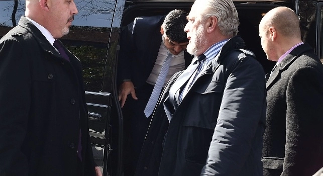 SSC Napoli, la radio ufficiale: dopo Real Madrid-Napoli saluto di De Laurentiis alla squadra, ecco cosa ha detto