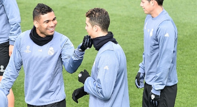 Lo sfottò di Ronaldo a Casemiro: Hai segnato un gol e ora ti pensi qualcuno...