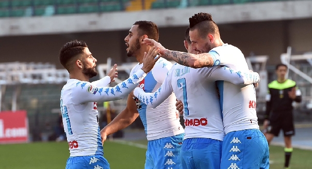 Il commento della SSC Napoli: Hamsik 110 e lode, Napoli su tutti i fronti. Le vie azzurre sono infinite...