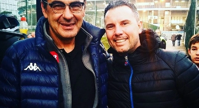 Trotta esalta Sarri: Un altro al posto tuo che tre giorni fa eri al Santiago Bernabeu a sfidare quei campioni non sarebbe mai sceso appositamente per salutare [FOTO]