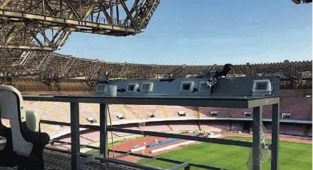 San Paolo, nuovo look per il Real: restyling spogliatoi quasi ultimato, zona stampa nuova di zecca e tribuna d'onore d'&egrave;lite! [FOTOGALLERY]