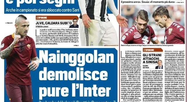 Prima pagina Tuttosport: Higuain vedi Napoli e poi segni [FOTO]