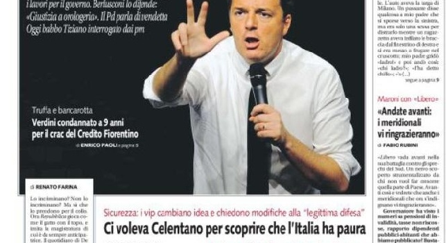 Libero ancora in prima pagina: Il nostro titolo rispecchia solo la realtà. Poi Maroni rincara: Continuate, i meridionali vi ringrazieranno [FOTO]