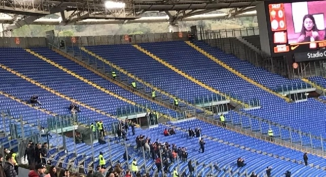 Riaprto il settore ospiti dell'Olimpico