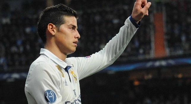 James Rodriguez-Napoli, Tuttosport - Vicina la sistemazione del colombiano, ADL punta allo sconto sul cartellino grazie ai rapporti con Perez