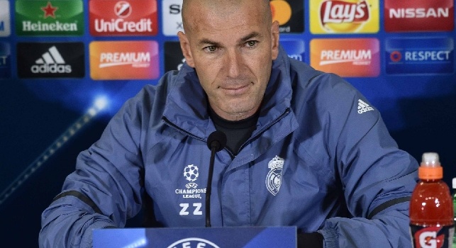 Zidane sull'atteggiamento: Nessun piano anti-Napoli, non vogliamo gestire la gara: proveremo a vincerla, come sempre