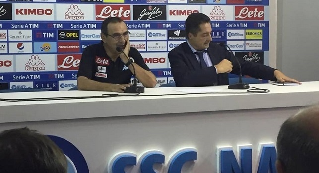 La conferenza stampa di Maurizio Sarri dopo Napoli-Inter