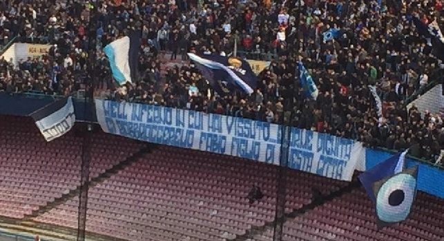 La Curva A omaggia Quagliarella: Enorme dignità, ci riabbracceremo Fabio: figlio di questa città! [FOTO & VIDEO CN24]