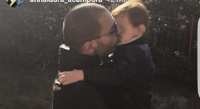 Buon giorno così, il tenero papà Sepe [FOTO]