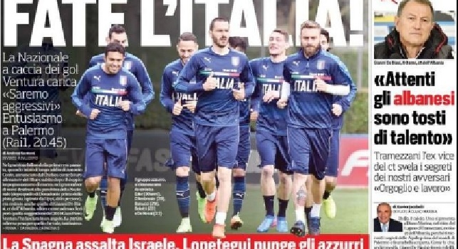 Prima Pagina Corriere dello Sport: Il Napoli nega Milik e Zielinski alla Polonia (FOTO)
