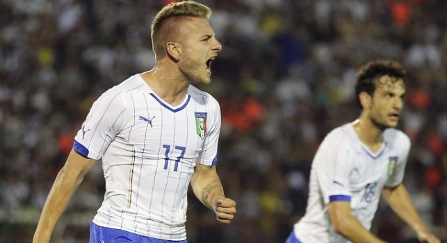 Italia-Albania, Bonucci non ci arriva: palo-gol di Immobile! [VIDEO]