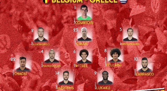 CURIOSITA' - Mertens 'mezza punta' anche con il Belgio: farà coppia con Lukaku nel 3-5-2 [FOTO]