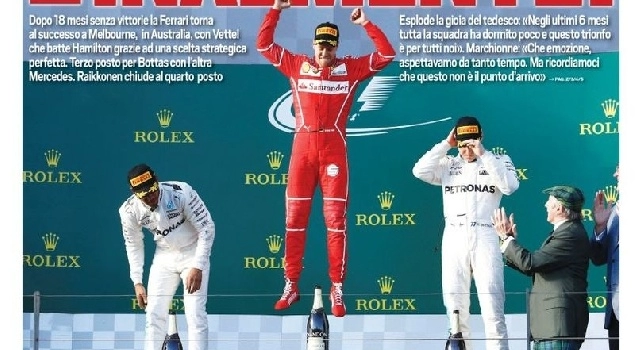 Prima pagina Tuttosport: Finalmente! Vinales-Dovi, super show. Rossi c'è! [FOTO]