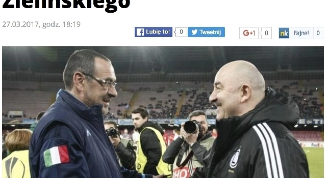 Sarri vince la panchina d'oro, anche in Polonia lo elogiano: Milik e Zielinski onorati di lavorare con un grande allenatore come lui [FOTO]