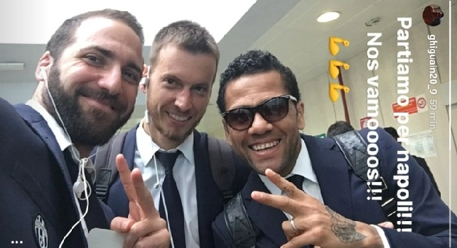 Higuain: Partiamo per Napoli [FOTO]