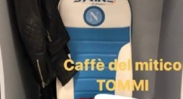 Pavoletti su Instragram: Caffè del mitico Tommy [FOTO]