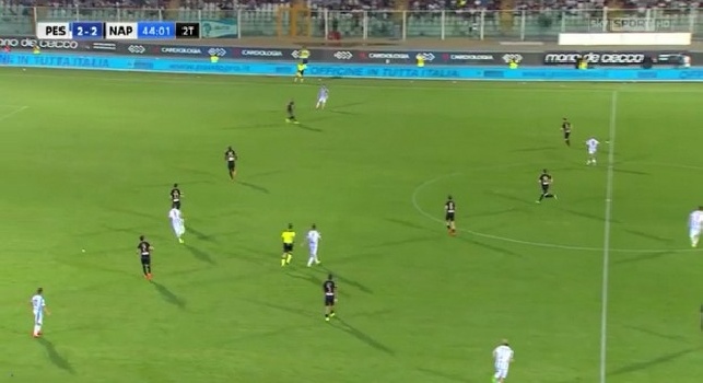 Accadde oggi, Pescara-Napoli 0-3: Inler aprì le marcature da fuori, per Insigne non arrivò il gol dell'ex [VIDEO]