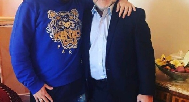 Maradona ed il figlio insieme a Dubai: Felice giorno, papà! [FOTO]
