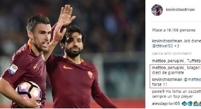 Putiferio Strootman: i tifosi gli augurano 10 giornate di squalifica via social, lui provoca: Forse 11  [FOTO]