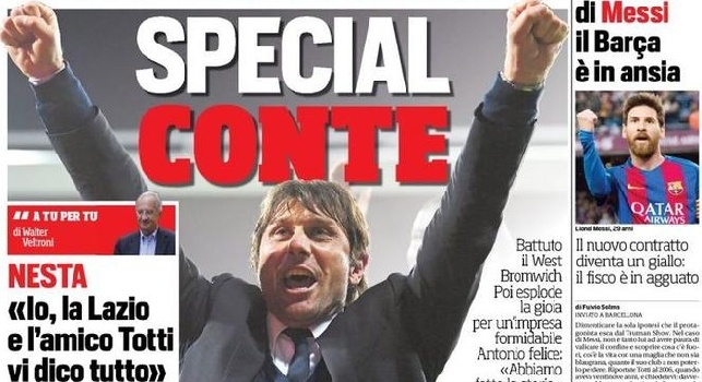 CorSport in prima pagina: Higuain alla carica, guida la Juve a caccia dello scudetto [FOTO]