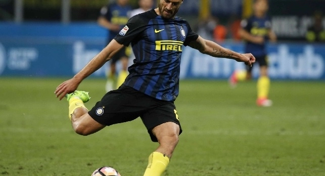 Candreva in azione con la maglia dell'Inter