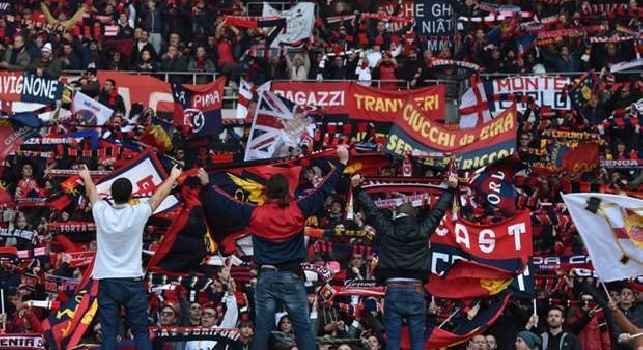 Il Genoa aggiorna il dato sui tifosi che saranno al San Paolo