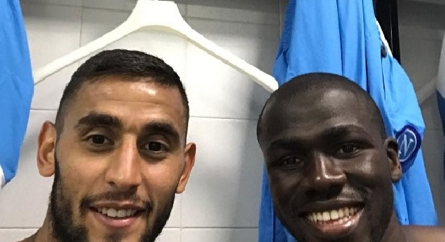 Koulibaly e Ghoulam dopo Sampdoria-Napoli