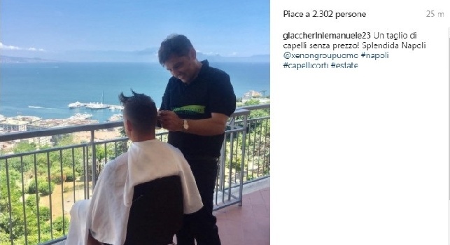 Giaccherini estasiato da Napoli: Un taglio di capelli senza prezzo! [FOTO]